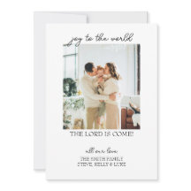 Joy to the World Christmas Card