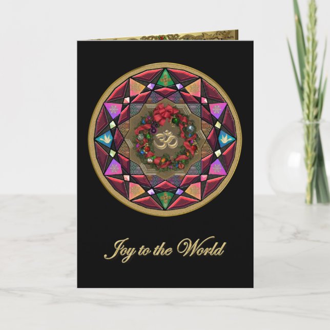Joy to the World Christmas Card (Front)