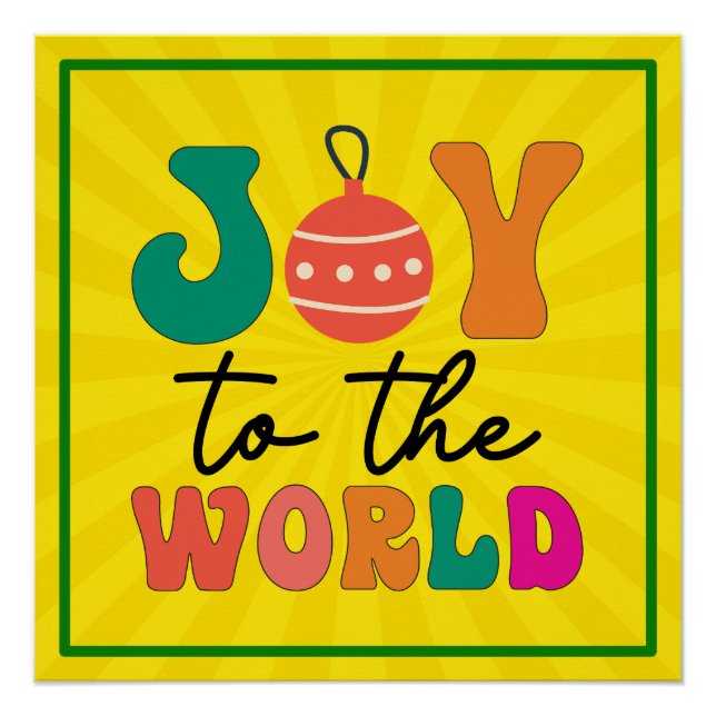 Joy to The World - Christmas Design-50835 Poster (Front)