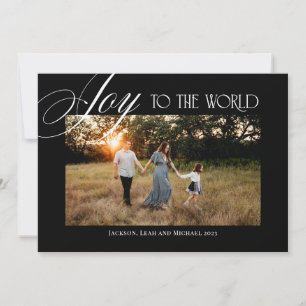 Joy to the World Christmas Design Holiday Card