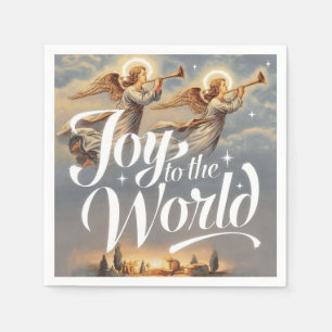 Joy to the World Christmas Design  Napkins