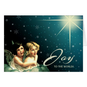 Joy to The World. Christmas Greeting Cards