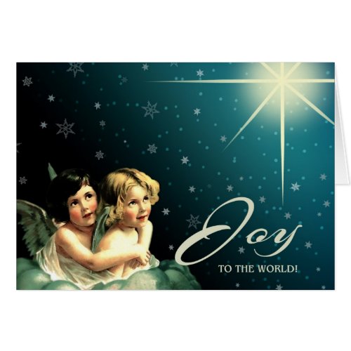 Joy to The World Christmas Greeting Cards