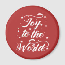 joy to the world Christmas Magnet