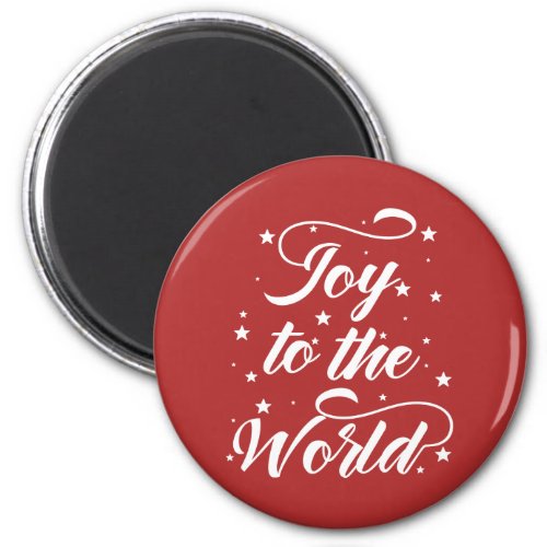joy to the world Christmas Magnet