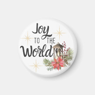 Joy To The World Christmas Magnet