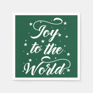 joy to the world Christmas Paper Napkins