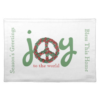 Joy to the World Christmas Placemat