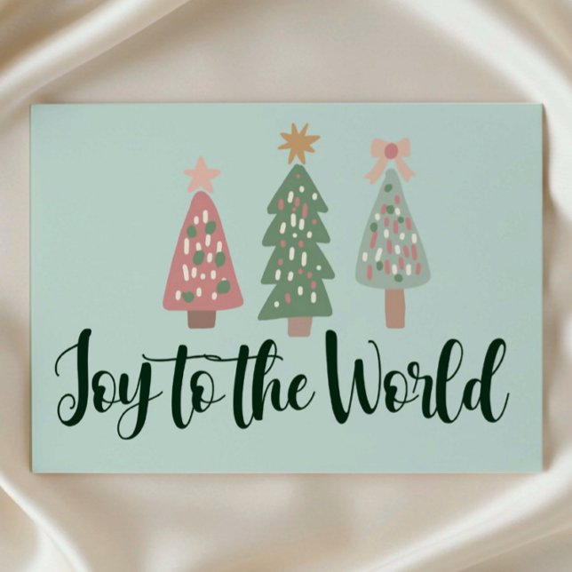 Joy to the World Christmas  Post Card  (Creator Uploaded)