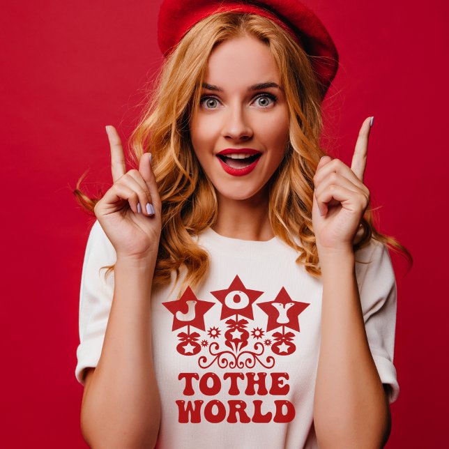 Joy To The World Christmas Quote T-Shirt (Creator Uploaded)