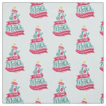 Joy to the World Christmas Quote Typography Fabric