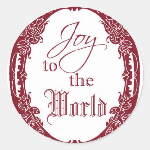 Joy to the World Christmas Stickers, Seals