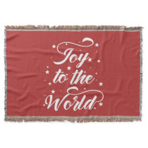 joy to the world Christmas Throw Blanket