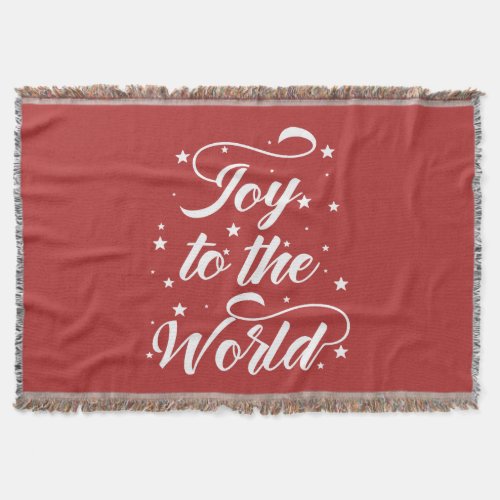 joy to the world Christmas Throw Blanket
