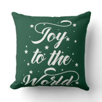 joy to the world Christmas Throw Pillow