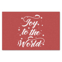 joy to the world Christmas Tissue Paper