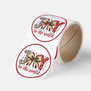 Joy To The World  Classic Round Sticker