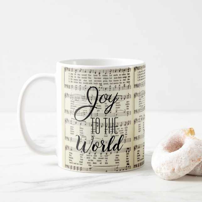 Joy to the World Coffee Mug (With Donut)