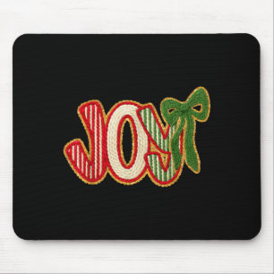 Joy To The World Crochet Jesus Christian Holiday C Mouse Pad