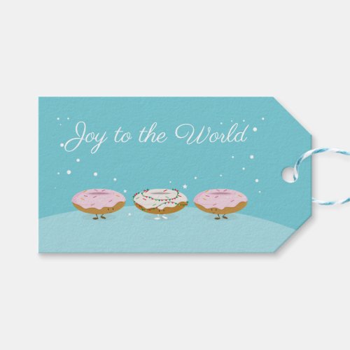 Joy to the World Donuts  Gift Tag