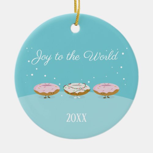 Joy to the World Donuts  Ornament