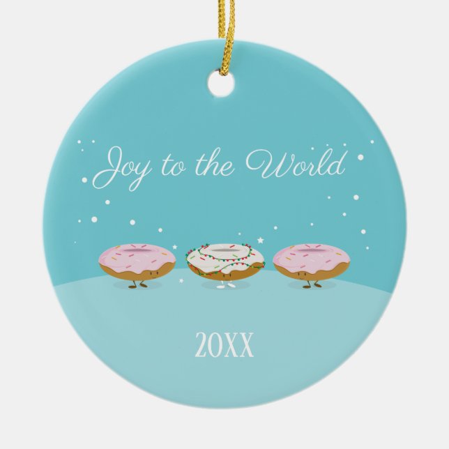 Joy to the World Donuts | Ornament (Front)