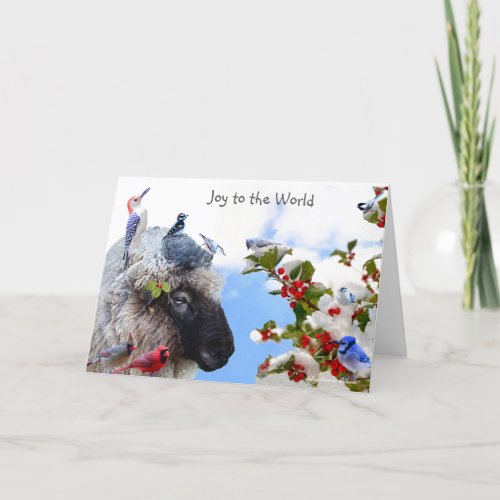 Joy to the World Enjoy the simple pleasures Holiday Card