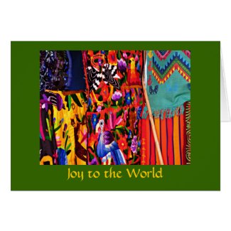 Joy to the World global christmas Card