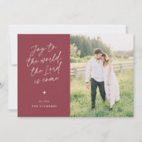 Joy to the World Handwriting Religious Christmas