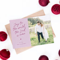 Joy to the World Handwriting Religious Christmas