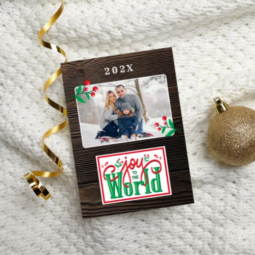 Joy to the World Holiday Card