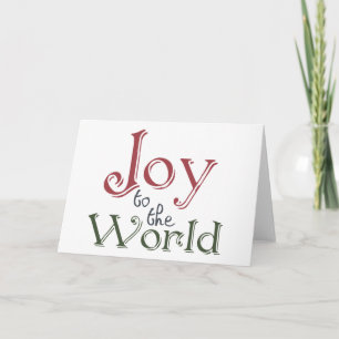 Joy to the World Holiday Card