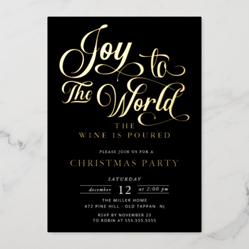  Joy To The World Holiday Cocktail Party