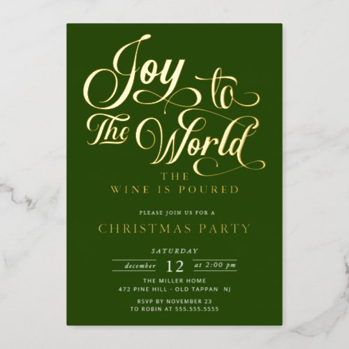  Joy To The World Holiday Cocktail Party