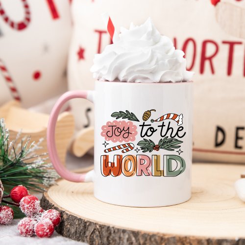 Joy to the World Holiday Festive Christmas Mug