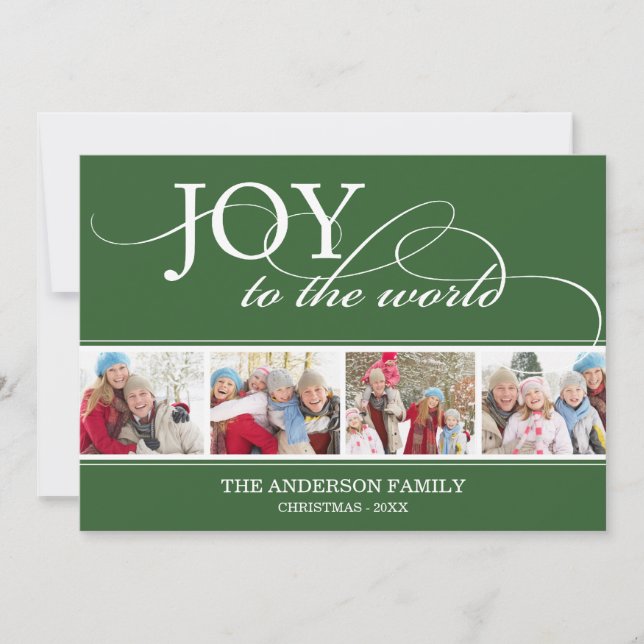 JOY TO THE WORLD | HOLIDAY PHOTO CARD (Front)