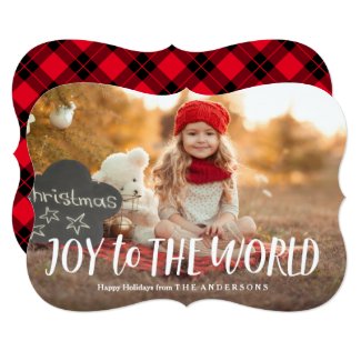 Joy to the World Holiday Photo Card