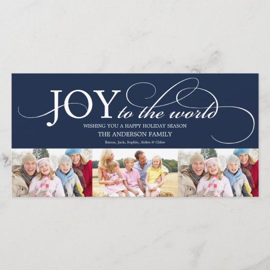 JOY TO THE WORLD | HOLIDAY PHOTO CARD