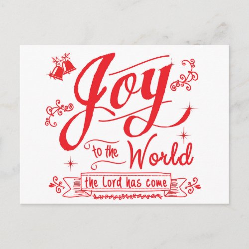 Joy to the World II by Jan Marvin Holiday Postcard