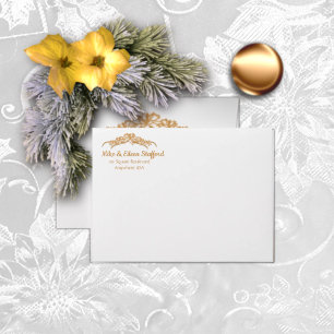 Joy to the World in Gold Envelope