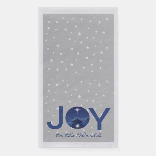 Joy to the World nativity  Paper Guest Towels