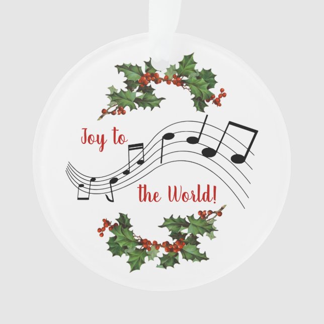 Joy To The World Ornament (Front)