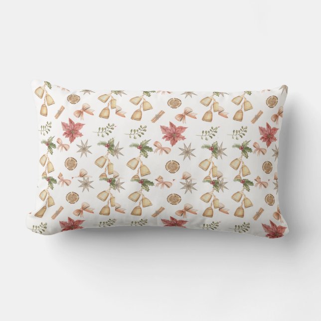 “Joy to the World Pillow – Warm Holiday Accent Cus (Front)