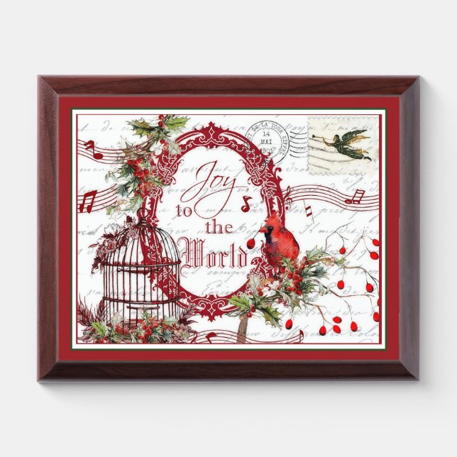 Joy to the World Plaque (Horizontal)