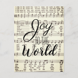 Joy to the World Postcard