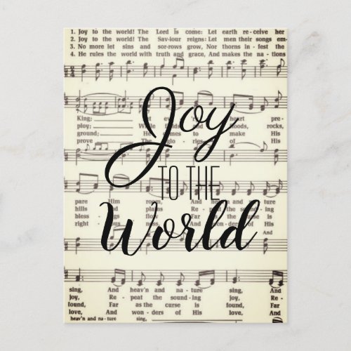 Joy to the World Postcard