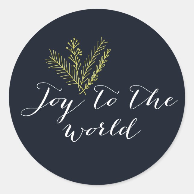 Joy to the World sticker (Front)