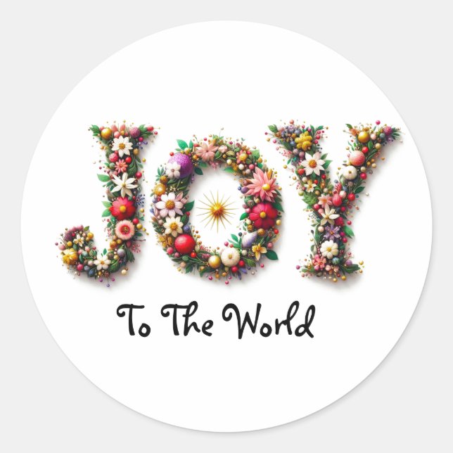JOY to the World Stickers  (Front)