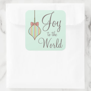 Joy to the World Stickers