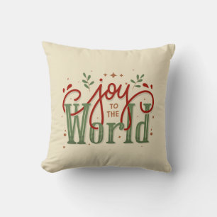 Joy To The World  Throw Pillow